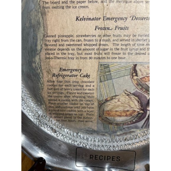 A Flipped Wilton Plate Collectible Pewter Metalware-Decoupaged wi/Transfers - Picture 9 of 12